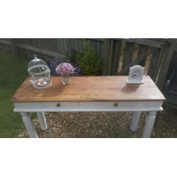Elegant solid wood console / dressing table