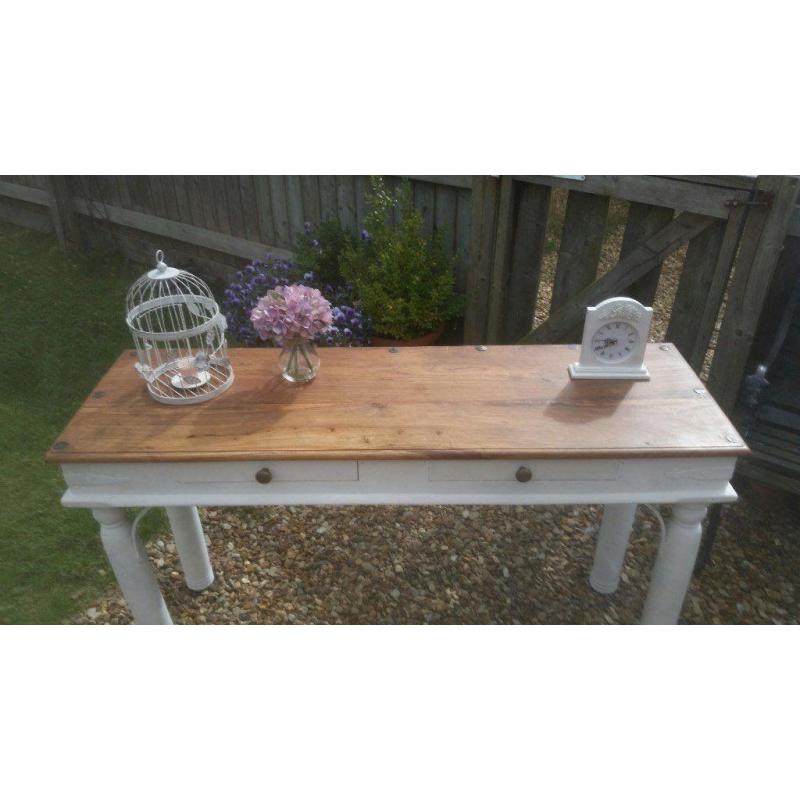 Elegant solid wood console / dressing table