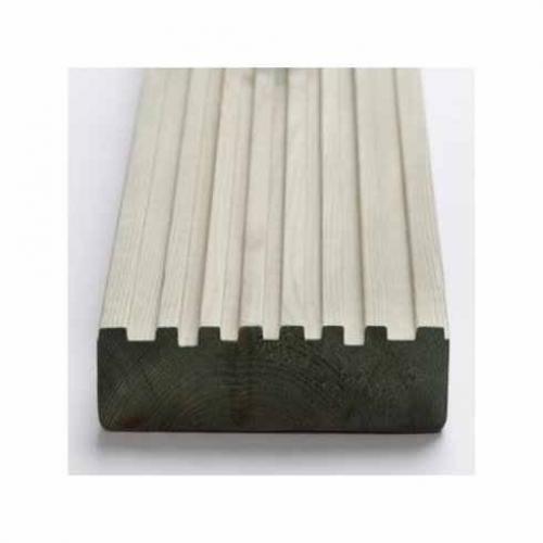 Decking timber treated