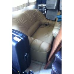 Three piece sofa set