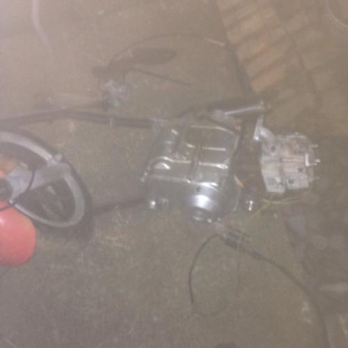 Road styled pit bike