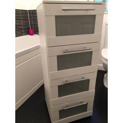 Slim waterproof bathroom cabinet