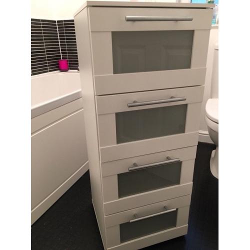 Slim waterproof bathroom cabinet