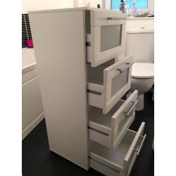 Slim waterproof bathroom cabinet