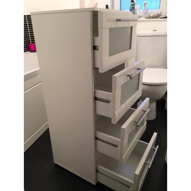 Slim waterproof bathroom cabinet