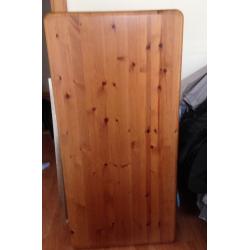 Pine coffee table and smaller table