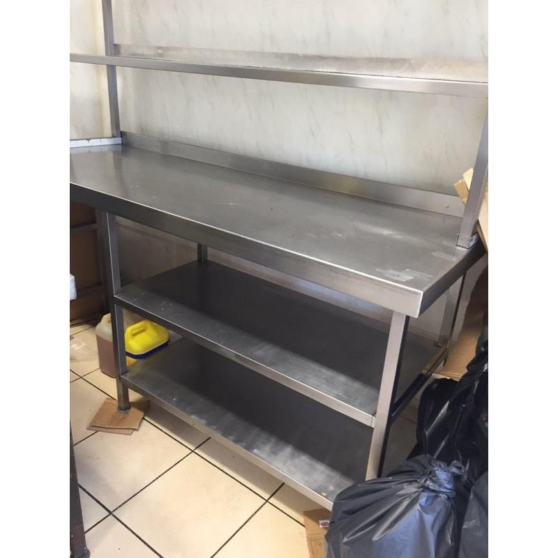 Stainless steel table