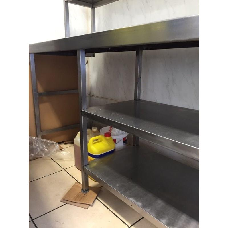 Stainless steel table