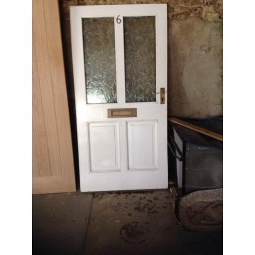 Hardwood exterior front door