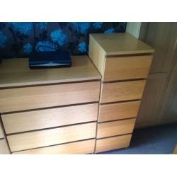 IKEA MALM CHESTS OF DRAWES