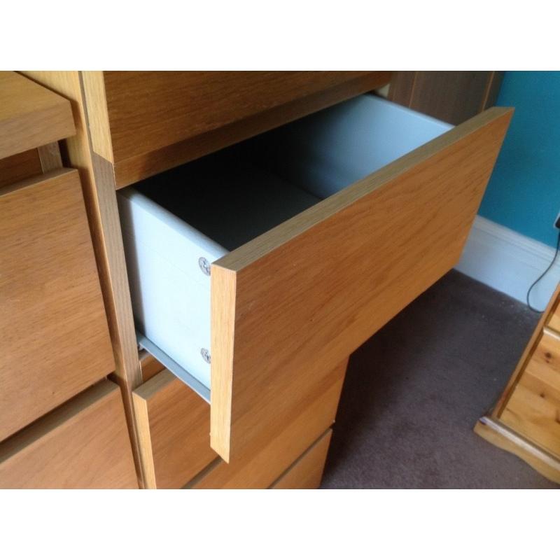 IKEA MALM CHESTS OF DRAWES
