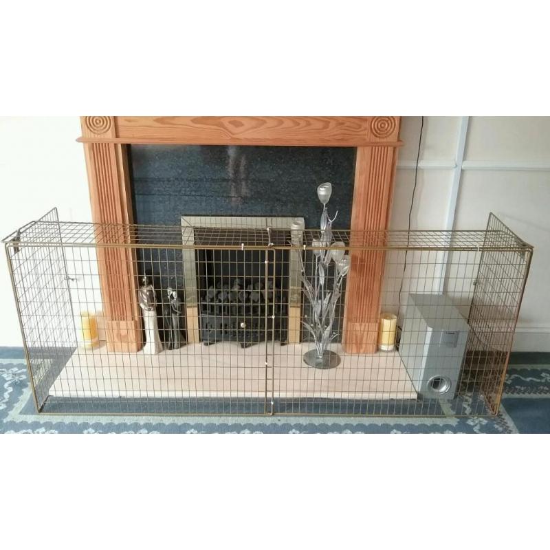 Extendable Fire Guard - folds flat for storage