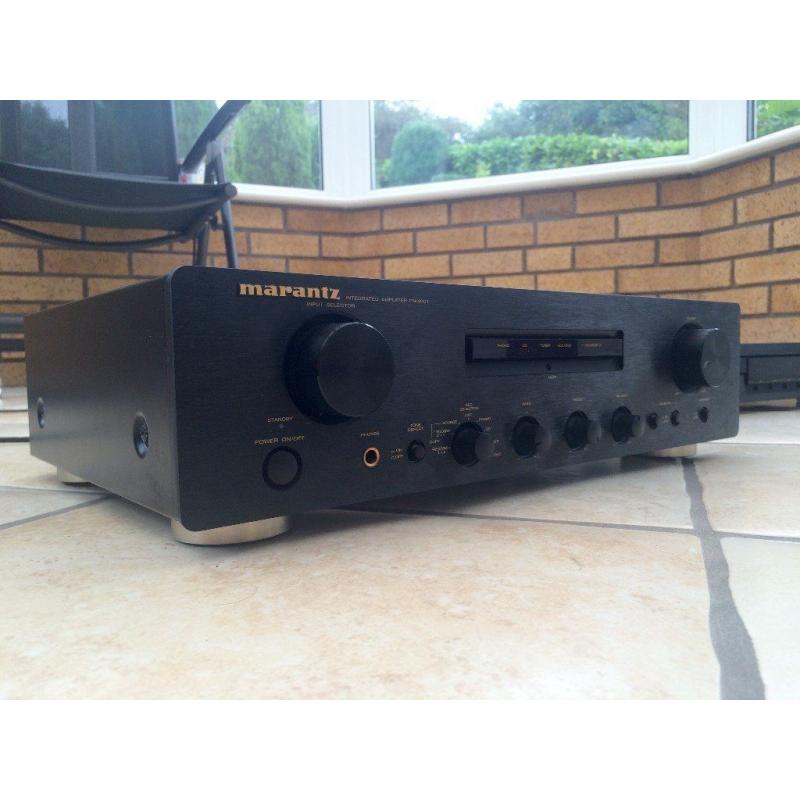 Marantz stereo amplifier CD player and Wharfedale speakers for sale