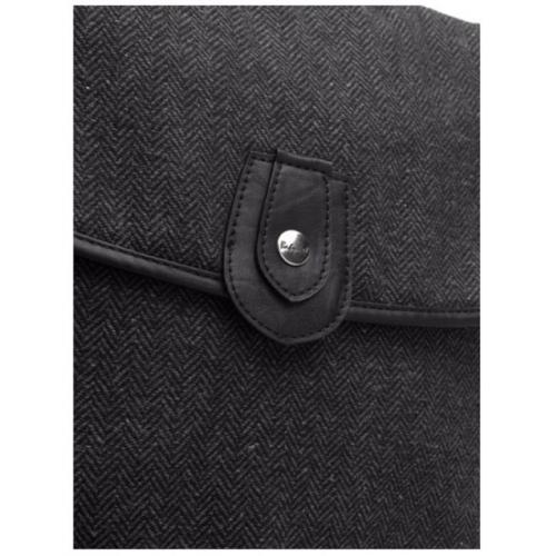 Babymel satchel tweed grey