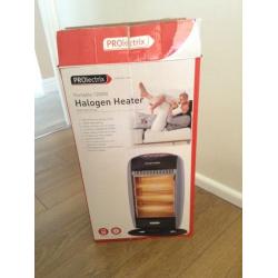 New PROlectric 1200W Portable Halogen Heater