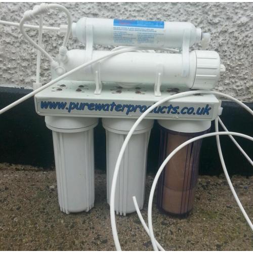 5 stage Ro system fish and accessories