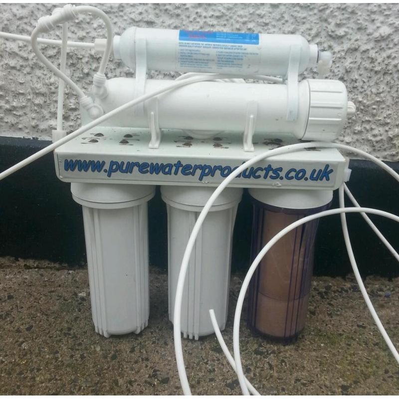 5 stage Ro system fish and accessories