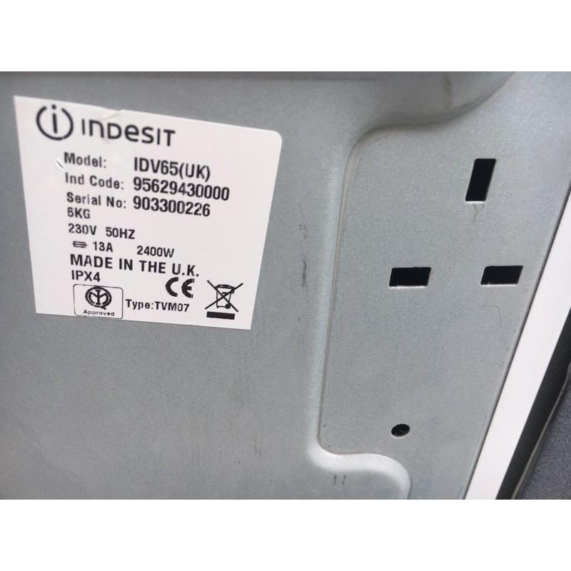 Indesit IDV65(uk) tumble dryer