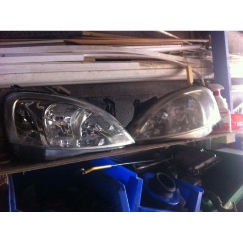 corsa c front lights