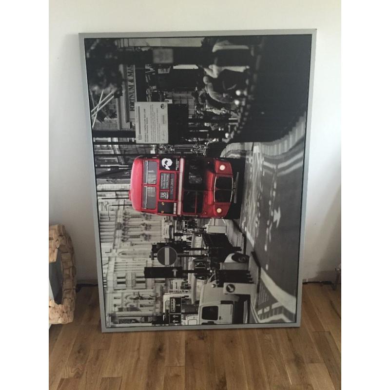 Large ikea London canvas
