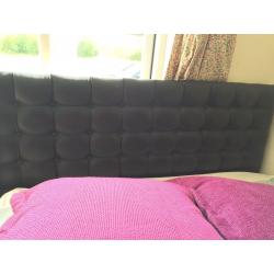 King Size Duvan bed, headboard and mattress