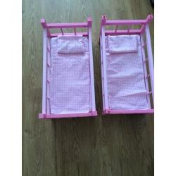Pink Dolls Bunk Bed / Cot