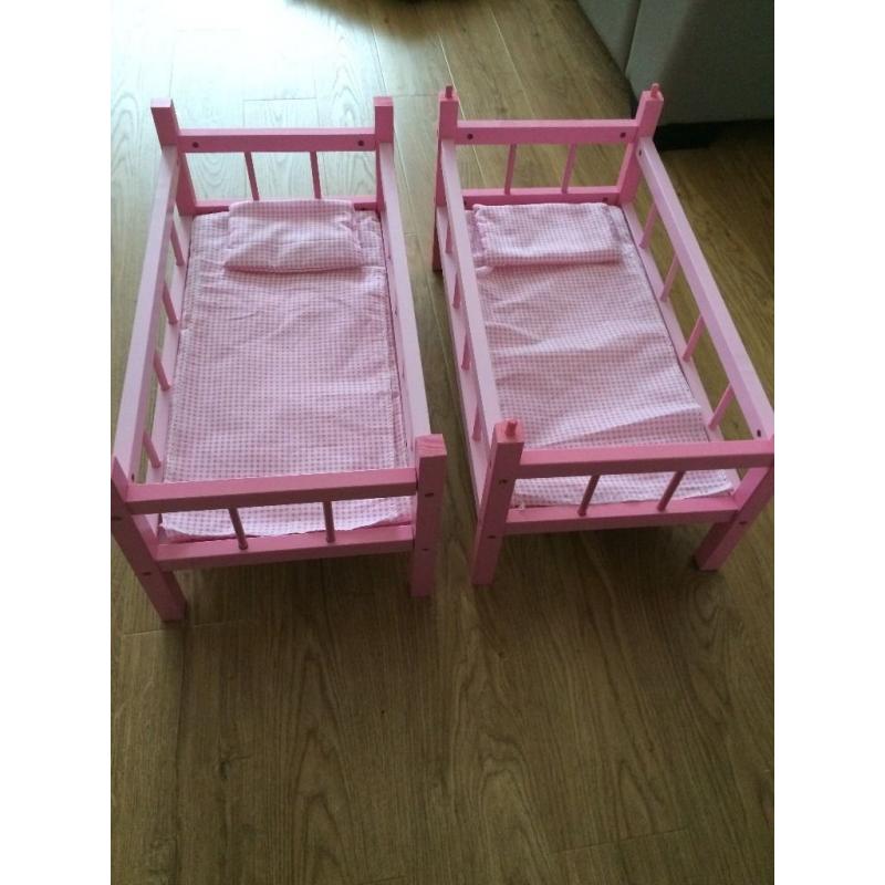 Pink Dolls Bunk Bed / Cot