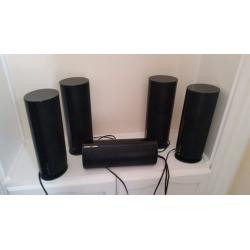 Harman Kardon BDS 577 3D Blueray Home Cinema Receiver with HKTS 16 Speakers and Wireless Sub Woofer