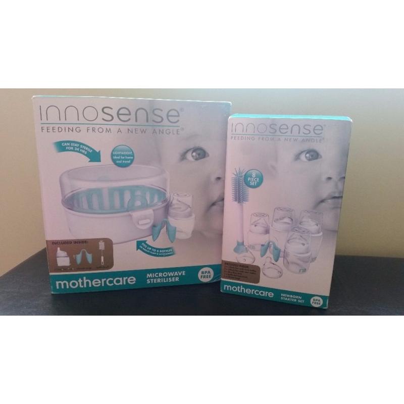 Mothercare microwave steriliser and bottle set