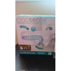 Mothercare microwave steriliser and bottle set