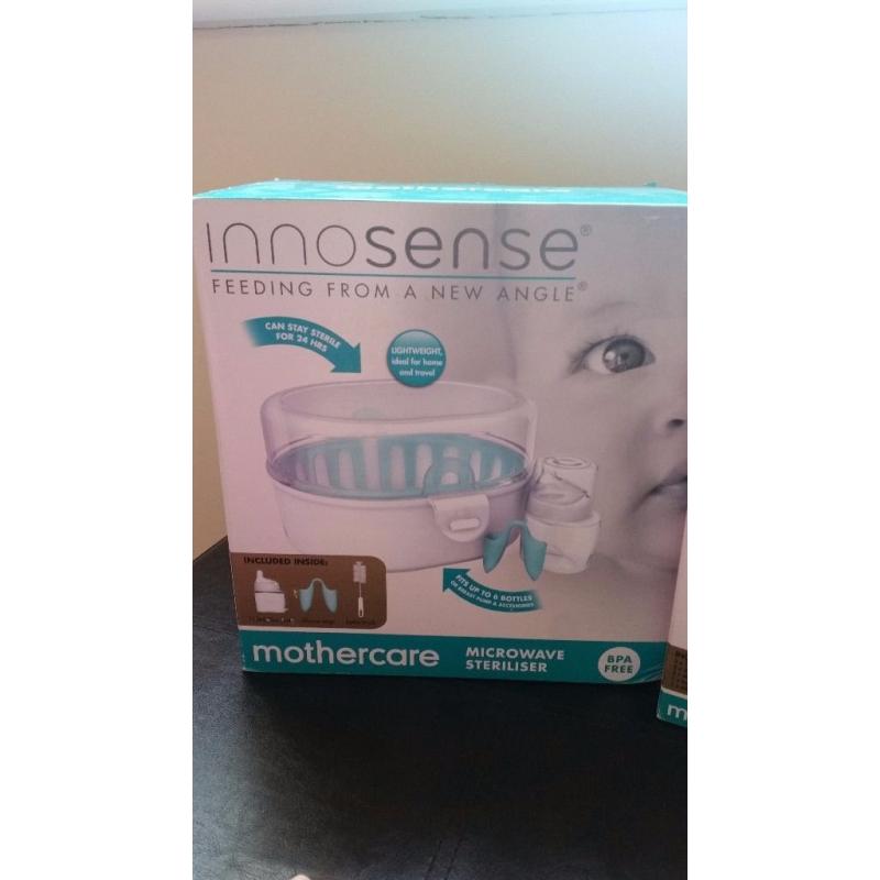 Mothercare microwave steriliser and bottle set