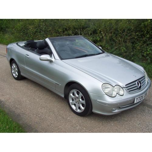 2005 05 Plate Mercedes-Benz CLK200 Kompressor 1.8 auto Elegance ,Convertble Fun