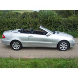 2005 05 Plate Mercedes-Benz CLK200 Kompressor 1.8 auto Elegance ,Convertble Fun