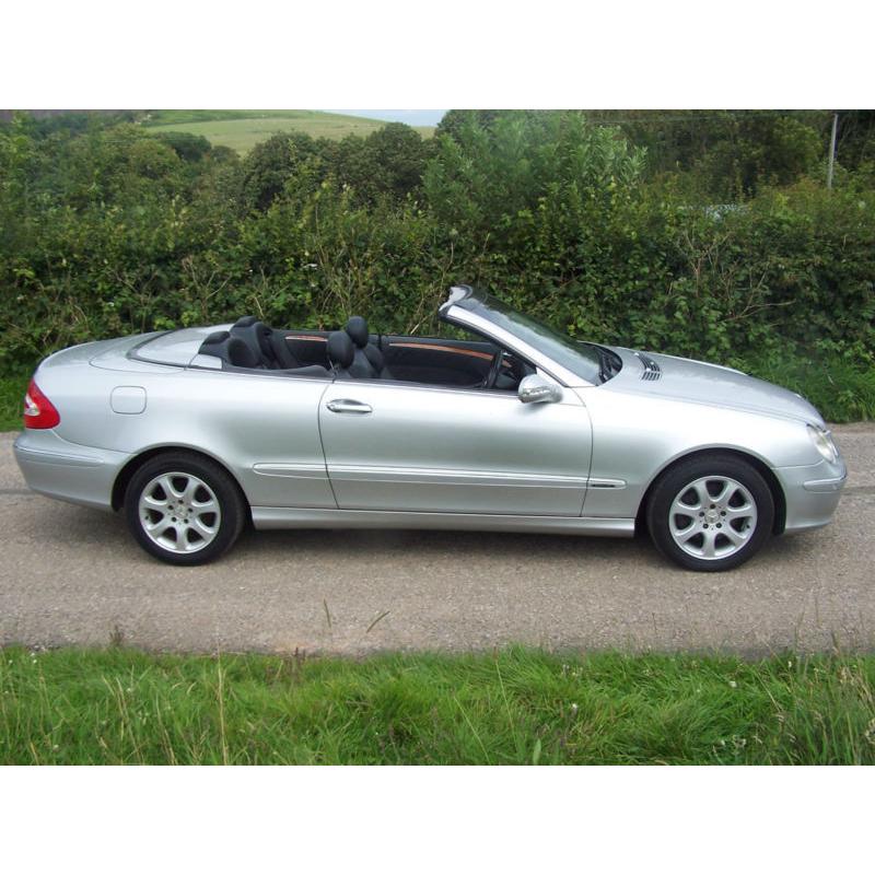 2005 05 Plate Mercedes-Benz CLK200 Kompressor 1.8 auto Elegance ,Convertble Fun