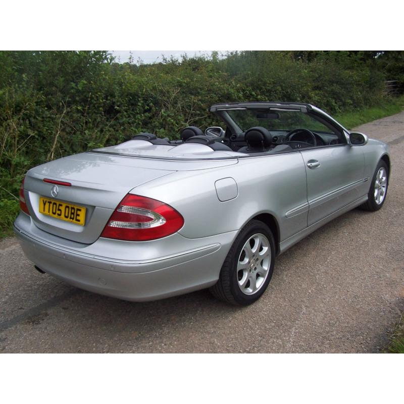 2005 05 Plate Mercedes-Benz CLK200 Kompressor 1.8 auto Elegance ,Convertble Fun