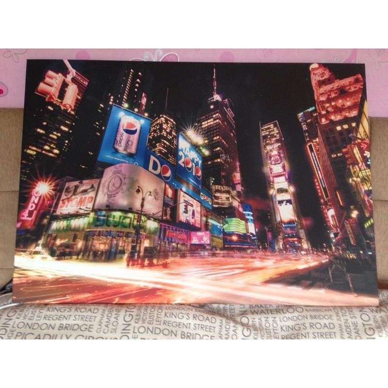 Time square American canvas print