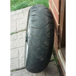 piaggio nrg power 2005 wheel with tyre