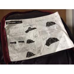 Berghaus torridin 6 man tent stone staffs