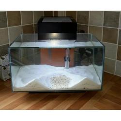 Fluval edge aquarium... stylish 360 view block tank.