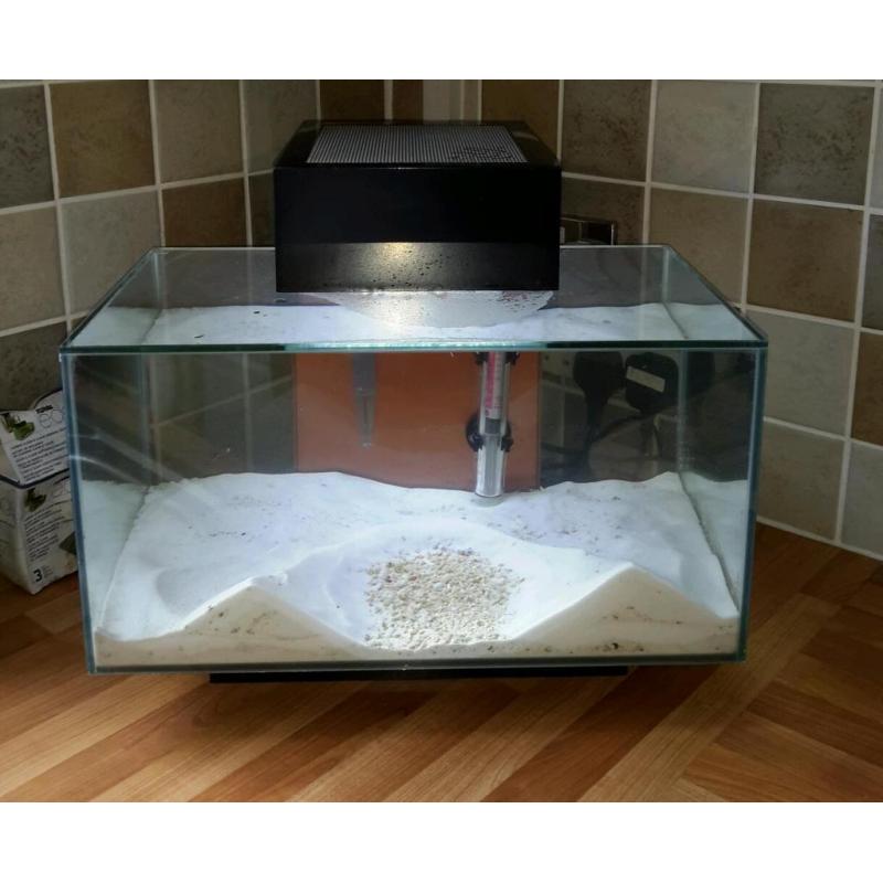 Fluval edge aquarium... stylish 360 view block tank.