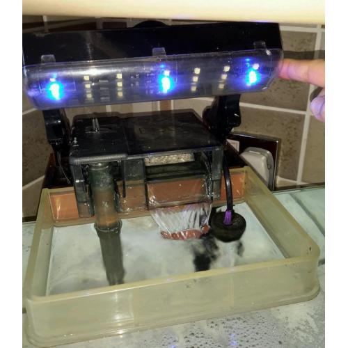 Fluval edge aquarium... stylish 360 view block tank.