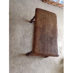 Vintage 1950's pullout coffee table