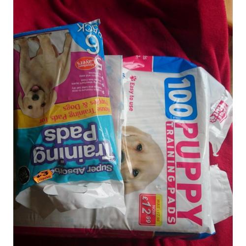 Puppy training pads