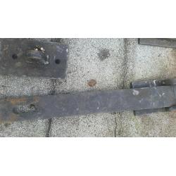 Heavy duty hasp and staple x5