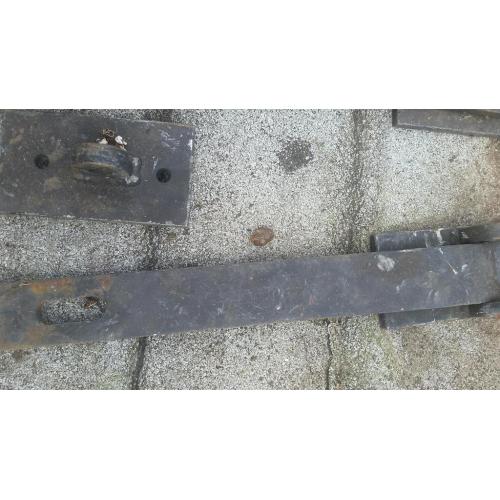 Heavy duty hasp and staple x5