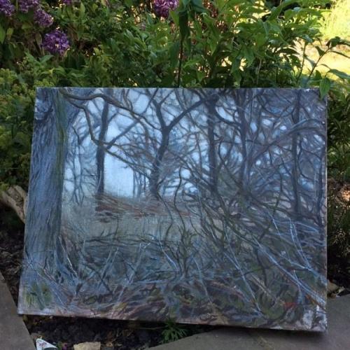 Exquisite original acrylic mixed media by Gillian Beagley
