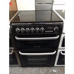 CANNON free standing electric ceramic cooker black 60 cm width fully working order