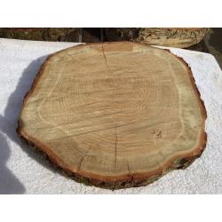 Log centrepieces for wedding tables