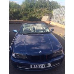 BMW-2003-CONVERTIBLE-AUTOMATIC-PETROL-BLUE COLOUR-GREAT CONDITION