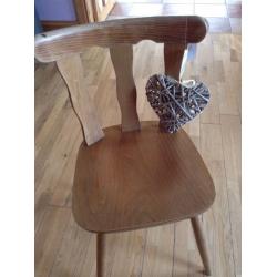 Three Bargain price solid wood chairs